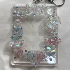 トレーディングカードケース　SEVENTEEN DK ドギョム トレカキーホルダー レジン トレカデコ 推し活 B8 デコケース