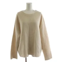 スピック&スパン Spick&Span 24AW ウールカシミヤ クルーネックプルオーバー ニット セーター 長袖 ベージュ 24080200903040 /AN61