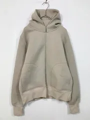 nano universe ナノユニバース 675-4223300 テックダンボールダブルジップ パーカー sizeF/ライトグレージュ ■■レディース