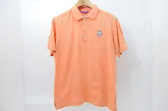 中古 メンズ ビームスゴルフ BEAMSGOLF 半袖ポロシャツ L オレンジ
