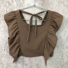 dazzlin ダズリン フリル スリーブ トップス ベージュ Sサイズ 〇◇ ☆のサムネイル