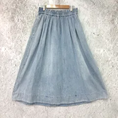 GAP ギャップ デニムイージーフレアスカート ライトブルー Sサイズ □□