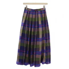 トルノバイノイズメーカー TRUNO by NOISE MAKER フレアスカート ロング チェック柄 F 青 緑 NM-LSK-072 /BM