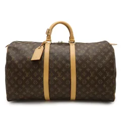 LOUIS VUITTON ルイ ヴィトン モノグラム キーポル55 ボストンバッグ ハンドバッグ 旅行カバン トラベルバッグ トラベルボストン M41424