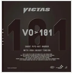 ヴィクタス VICTAS VO 101 卓球ラバー (020202-0040)、ﾚｯﾄﾞ