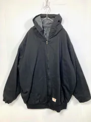 JaVa ジャバ 285534 キルティングコットンフード付き オーバーサイズ ブルゾン ジャケット sizeL/黒 ◇■レディース