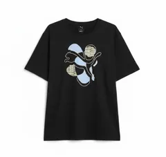 【新品】puma（プーマ）半袖Tシャツ レディース ウィメンズ TAD OVERSIZE SS Tシャツ　プーマブラック　691064-01