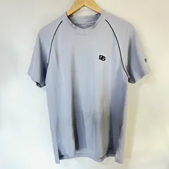 (^w^)b Daiwa GOLF ダイワ ゴルフ クルーネック 半袖Tシャツ 刺繍 ポリエステル100% トップス ドライ 速乾 スポーツ 運動 トレーニングウェア ジム グレー メンズ サイズLのサムネイル