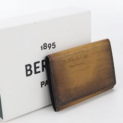 BERLUTI / コアロジック スクリットレザー ジップカードホルダー