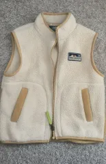 ニューバランス キャンピング フリース ベスト アイボリー 120