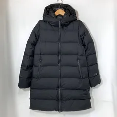 THE NORTH FACE ザ・ノース・フェイス ウィンドストッパーダウンシェルコート NDW91864 ジャケット フード付き ロング 無地 カジュアル レディース XLサイズ ブラック アウター A15751◆