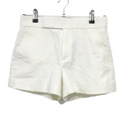 ポロラルフローレン ショートパンツ アイボリー 紙タグ付 無地 レディース 150/68A ゴルフウェア Ralph Lauren