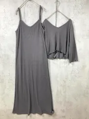 natural couture ナチュラルクチュール 356740650 4WAYワッフルキャミワンピース&カーディガンセット ワンピース スミクロ  ■■レディース