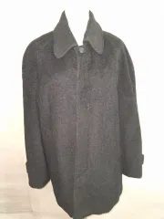 ウール ブラック コート 46