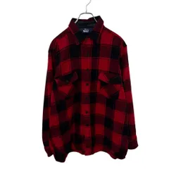 【WOOLRICH】 80s MADE IN USA Buffalo Check CPO Shirt バッファローチェック CPOシャツ S-4230