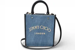 ジミーチュウ ショルダーバッグ JIMMY CHOO VARENNE/ヴァレンヌ トート N/S デニム  2wayバッグ レディース【中古】
