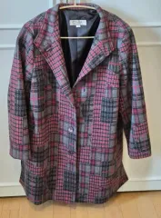 (ほぼ新品) チェ・ボクホデザイナー 高級CHECKコート