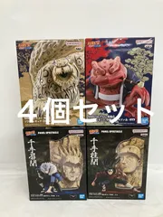 未開封 NARUTO  ナルト疾風伝 ソフビフィギュア 守鶴 ガマブン太 PANEL SPECTACLE 千手柱間 千手扉間 フィギュア 4種セット LF2110 f101