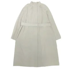 新品同様 21SS theory セオリー Harbor Twill Ruched Trench ハーバードツイル コート ジャケット アウター P カーキ グリーン レディース 古着 中古 USED