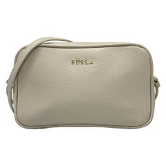 FURLA(フルラ) ショルダーバッグ美品  ライトグレー レザー