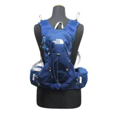 良品 THE NORTH FACE ザノースフェイス マーティンウィング6 トレイルランザック リュック バックパック ロゴ 青 ブルー系 メンズ レディース 古着 中古 USED