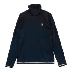サイズ：M FILA GOLF フィラゴルフ  ハイネック 長袖Tシャツ  ブラック系 [240101616010] ゴルフウェア レディース ストスト