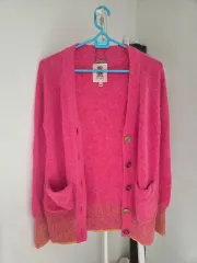 JUICY COUTURE ジューシークチュール ピンク カーディガン S アンゴラ