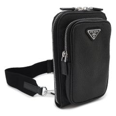 現行✨美品RFID】PRADA プラダ 2ZH195 レザー ブラック - メルカリ