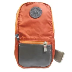 オロビアンコ OROBIANCO ボディバッグ ショルダーバッグ LIMONTA ナイロン 鞄 オレンジ ブラウン X
