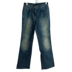  伊太利屋 イタリヤ デニム ジーンズ ネイビーブルー レディース 5サイズ【Z1749】