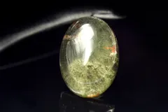 【１点物】庭園水晶 グリーンガーデンクォーツ　24x17mm　オーバル ルース パワーストーン 天然石 _PC9479