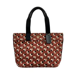 COACH(コーチ) トートバッグ - F25917 ブラウン×黒×マルチ