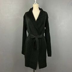 SPECCHIO スペッチオ シャトルプリーツ ロングカーディガン ベルト付