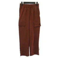 アディダス adidas カーゴパンツ イージー ブラウン 茶 S