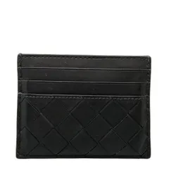 BOTTEGA VENETA(ボッテガヴェネタ) カードケース マキシイントレチャート 黒 レザー