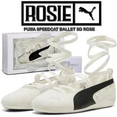 ブラックピンク ロゼ × プーマ スピードキャット バレエ SD ウォームホワイト ブラック フロスティピンク PUMA SPEEDCAT BALLET SD ROSE WARM WHITE-BLACK-FROSTY PINK 404395-01