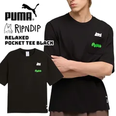 プーマ リップンディップ リラックスド ポケット ティー ブラック PUMA RIPNDIP RELAXED POCKET TEE BLACK 633779-01 ウェア トップス 半袖 メンズ ウィメンズ レディース ユニセックス コラボ 