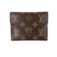 美品 LOUIS VUITTON ルイ・ヴィトン ポルトフォイユ・ヴィクトリーヌ M41938 三つ折り財布 モノグラムキャンバス ブラウン レディース【中古】【送料無料】