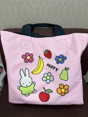 【未使用品】レスポートサックxミッフィーコラボ　リバーシブル LeSportsac×Miffy　トートバッグ