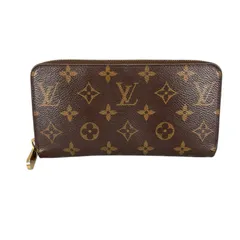 美品 LOUIS VUITTON ルイ・ヴィトン モノグラム ジッピー・ウォレット M42616 長財布 モノグラムキャンバス ブラウン レディース【中古】【送料無料】