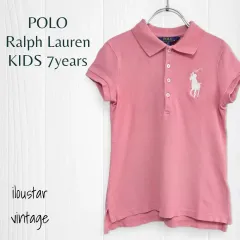 POLO RALPH LAUREN キッズ ポロシャツ カラーTシャツ 半袖Tシャツ ピンク キッズ 7歳