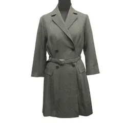 新品同様 22aw snidel スナイデル ジャケット ミニ ワンピース コート ドレス 0 グレー レディース 古着 中古 USED