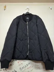 STUSSY ステューシー キルティング ブルゾン ジャケット ブラック