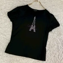 LANVIN Collection プリントTシャツ ブラック 38 キレイめ