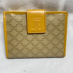 セリーヌ ヴィーンテージ Vintage マカダム柄 がま口二つ折り財布 ウォレット N12242 S