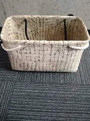 一閑張り（いっかんばり）　和モダン　収納バスケット大きめサイズ