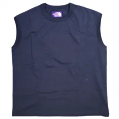 新品 THE NORTH FACE PURPLE LABEL ザ・ノースフェイス パープルレーベル 25SS Cotton Jersey Sleeveless Tee コットンジャージーノースリーブTシャツ N25SH042 WS NAVY nanamica