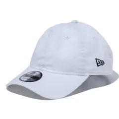ニューエラ 9TWENTY ベーシック ウォッシュドコットン ホワイト 1個 New Era 920 WASHED BASIC WHT BLK 25J 1pc