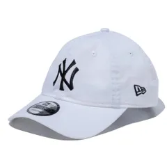 ニューエラ 9TWENTY ニューヨーク・ヤンキース ウォッシュドコットン ホワイト ブラック 1個 New Era 920 WASHED NEYYAN WHT BLK 25J 1pc
