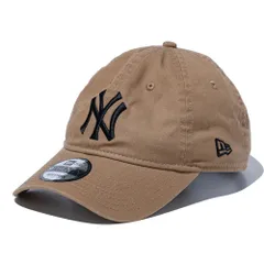 ニューエラ 9TWENTY ニューヨーク・ヤンキース ウォッシュドコットン カーキ ブラック 1個 New Era 920 WASHED NEYYAN KHA BLK 25J 1pc
